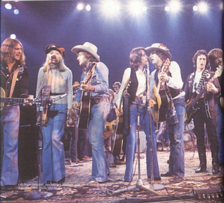 Mitchell, Baez and Dylan take to the stage during his Rolling Thunder Revue