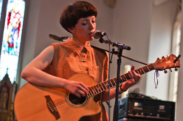 Daughter Elena Tonra at Communion Bushstock Fesitval