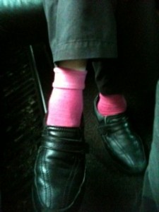Fairport Convention Pink Socks