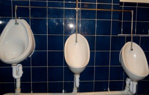 Multi-height urinals at the Lamb Hindon