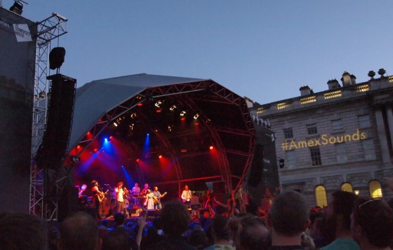 Edward Sharpe and the Magnetic Zeros, Somerset House Summer Series, London 2013