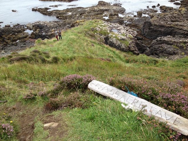 Devon Sproule tour blog Eigg Massacre cave